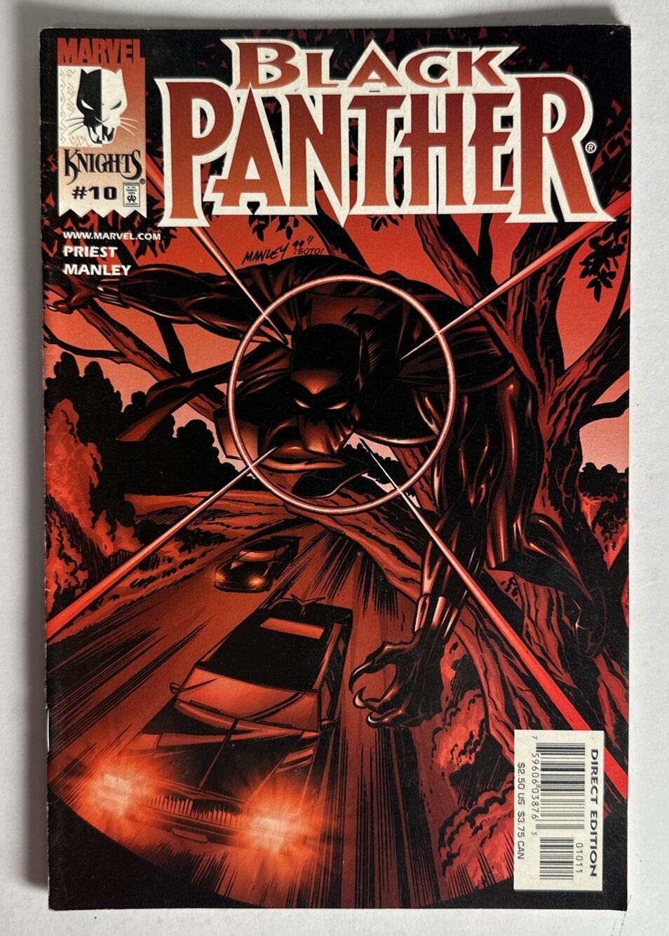 BLACK PANTHER #10 (9.2-9.4)PRIEST/MANLEY/Marvel Knights 1999 Vol. 2